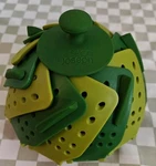 Joseph Lotus Collapsible Folding, Steamer Basket Green. Fixed Price $9.59.