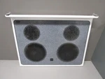 Whirlpool Range Cooktop, White (29 3/4" X 23 1/2" 5") 9755854 8187867 Asmn. Fixed Price $90.00.