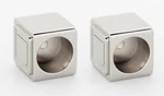 Alno A6546-PN Cube Bath Shower Rod Brackets Only Polished Nickel. Fixed Price $115.96.