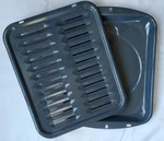 Universal Range Broiler Pan Rack Grill Set Porcelain Coated Oem WB48X10056. Fixed Price $31.99.