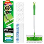 Swiffer Hair Deluxe Starter Kit With Collapsible Pole, 9 Magnet.... Fixed Price $37.98.