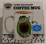 Avocado Rock Guac 16 Oz Coffee Mug Big Mouth Inc. Novelty Funny Gift. Fixed Price $7.99.