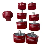 Wolf Range Oven Control Knobs Red Set 9 Professional Gas Stove Replacement. Fixed Price $250.00.