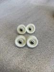 *nla* Ge Dishwasher Roller Stud Asm WD12X332 (set Of 4) (m# GSD6200GWW). Fixed Price $8.99.