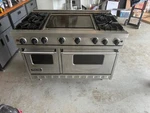 Viking Professional Series 48" Burner Double Griddle - Stainless Steel. Fixed Price $3999.00.