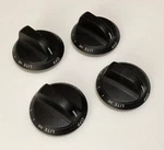 Set Of Black Amana Gas Burner Control Knobs Part # 31905401B Stove Range. Fixed Price $43.00.