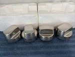 Wolf Range Oven Knobs Hi Low Sim Off & 100-450 Brushed Stainless Steel New. Fixed Price $50.00.
