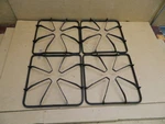 Hotpoint Range Burner Grates - Lot Of 4 (wear) Part # WB32X87. Fixed Price $58.98.