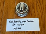 Knob Asm Oven Function 027429 For Hestan KRD484GD-NG 48" Dual Fuel Range KN114. Fixed Price $78.58.
