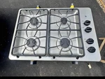 Ge JGP330SEK2SS 30" Built-in Gas Cooktop Stainless Steel 4-BURNER. Fixed Price $600.00.