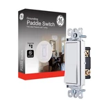 Ge Single Pole Paddle Rocker Light Switch 15A 120V White. Fixed Price $10.99.