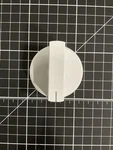 Oem WB03X47128 Ge GRF500PV2WW Knob White. Fixed Price $14.99.