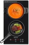 3300W Double Infrared Cooktop Built-in 12" Dual Burner Touch Control. Fixed Price $79.99.