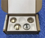 Wolf Brushed Brass Knob Kit (4PC) For CG304PS Pro Cooktops, C-pics & Desc. Fixed Price $199.00.