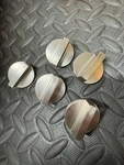 Miele KM2355G Knobs Only, Stainless Steel*read*. Fixed Price $139.99.