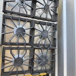 Viking VGSU161-6BSS 36" 6-BURNER Built-in Gas Cooktop Stainless Steel Used. Fixed Price $770.00.