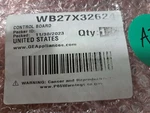Ge WB27X32624 Control Board New In Box AI3. Fixed Price $40.00.