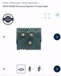 Samsung DG44-01005B Element Control Switch. Fixed Price $57.99.