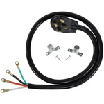 Petra 4-FEET, 4-WIRE, 40 Amp, Prong Range Power Cord, Black. Fixed Price $16.99.