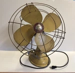 Works! Vtg 1950S Westinghouse Y-4629 20" Tall Oscillating Fan 115 Volts Art Deco. Fixed Price $150.00.