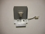 Microwave Halogen Lamp Socket WB36X10213 W08X10050 W/ Bulb Part. Fixed Price $9.75.