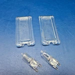 Genuine Viking Range Oven, Lens Light Cover + Bulb Set # PE050238. Fixed Price $19.99.