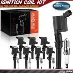 8X Ignition Coil & Double Iridium Spark Plug Kit Ford F-150 98-03 F-250. Fixed Price $85.39.
