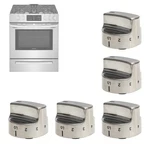 318282310 Gas Stove Burner Knob Replaces (5 Pack) - Compatible With Frigidair.... Fixed Price $50.57.