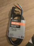 Everbilt Universal Electric Range Cord Prong 40 Amp Black, EB09X10035, New. Fixed Price $16.00.