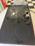 Ge Profile 30" Downdraft Electric Cooktop Radiant Glass Black JP989BK1BB Video!. Fixed Price $999.00.