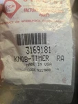 Whirlpool WP3169181 Part Number 3169181: Knob, Timer. Fixed Price $6.95.