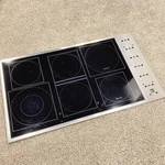 Viking Oem Induction Radiant Cooktop Black Glass G50012149 36-3/4" X 21". Fixed Price $399.95.