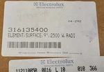316135400 Electrolux Frigidaire Range Surface Element /burner - 318198819. Fixed Price $99.95.