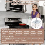 Burner Infinite Control Switch For Whirlpool Range WP3148954 WP3148953. Fixed Price $26.98.