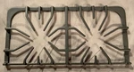 Gas Range Replacement Stove Double Burner Cast Iron Center Grate JHX026G. Fixed Price $34.99.