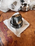 Ge Cafe Brushed Black 223C7621P001 Knob With 223C7618P001 Base. Fixed Price $59.99.