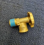 (qty 4) Cavagna Omeca Brass Gate Shut Off Valve, 1" Od Male 3" Length. Fixed Price $33.05.