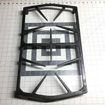 Dacor Oem Double Burner Grate 72733SB - Some Stains #3. Fixed Price $175.95.