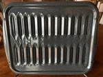 Jenn Air Broiler Pan & Tray Dark Grey Speckled Porcelain Coated Nos. Fixed Price $22.75.