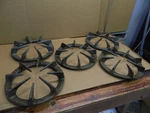 Ge Cooktop Burner Grate Set Of 5 (some Wear) Part # WB31T10007. Fixed Price $149.98.
