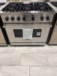 VGR5366BSSLP-23-A225-VIKING 36" Burner Pro Gas Range Display Model. Fixed Price $5999.00.