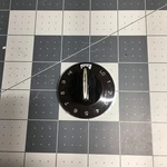 Jenn Air Maytag Burner Control Knob Brown Silver Chrome CDE850 12200034 570085. Fixed Price $16.95.
