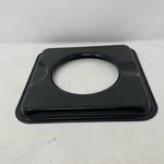 Range Kleen Style Gas Drip Pan, Black Porcelain, 7.75" Square. Fixed Price $10.12.