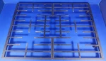 Oem Whirlpool Stove Grates Set (2) W10620480; W10523616; W10523615. Fixed Price $110.00.