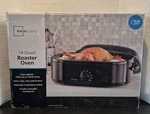 14 Quart Roaster Oven Holds 20LB Adjustable Temp Easy Cleaning Big Bnib. Fixed Price $49.99.