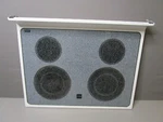 Whirlpool Electric Range Oven Glass Main Cooktop, White 9759845 8188040 Asmn. Fixed Price $249.00.