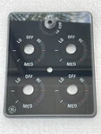 Part WB56X10368 Ge Downdraft Cooktop Black Glass Control Panel & Rubber Gasket. Fixed Price $57.35.