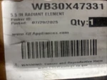New Range Surface Element WB30X47331 EA4. Fixed Price $40.00.