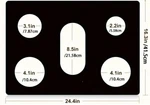 1PC Gas Stove Cooking Range Top Reusable Cover Liner Mat Protector For Kitchen. Fixed Price $10.95.