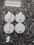 Used Oem Whirlpool GFE461VQ0 W10154955 Set Of Burner Control Knobs. Fixed Price $23.99.